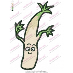 Cartoon Vegetable Embroidery Design